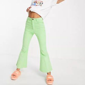 🍉 NWT Daisy Street x Bratz High Waist Corduroy Flare Pants Bratz Kiss Pocket